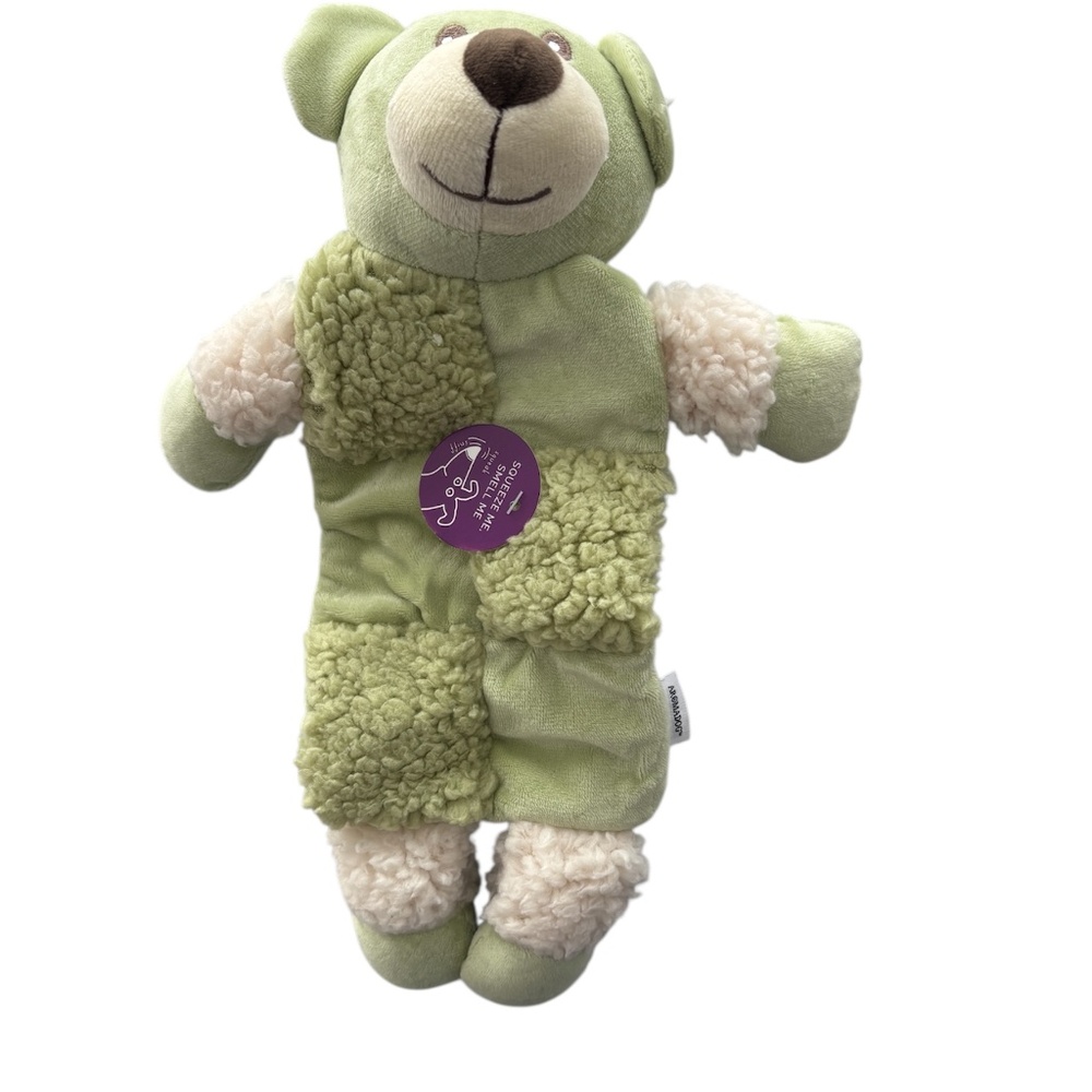Multipet Pet Aroma Dog Fleece Squeaker Mat Lavender Assorted Colors Dog Toy